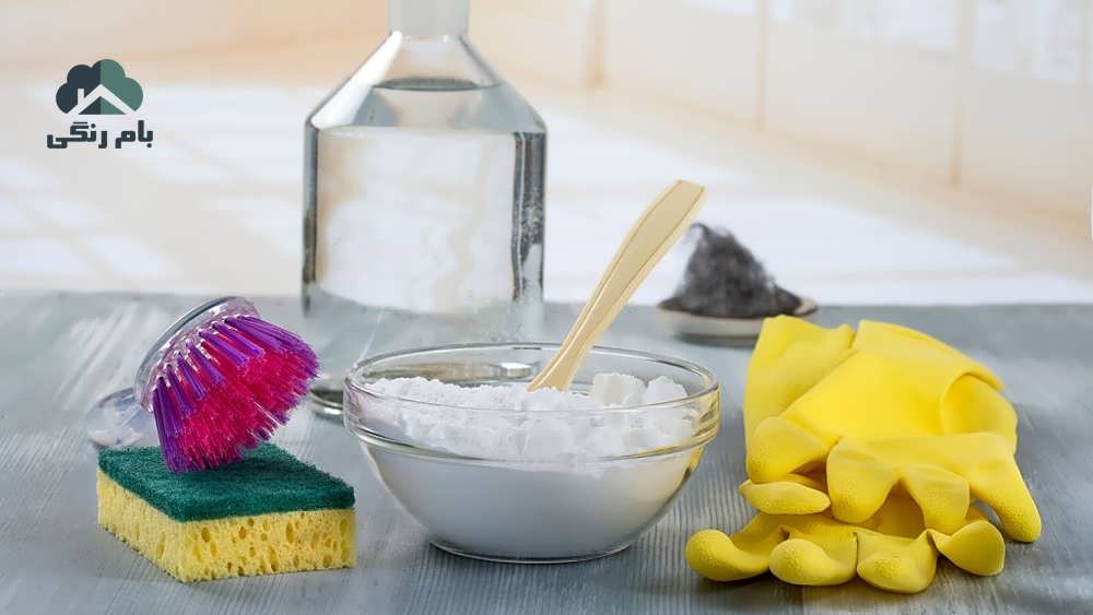 جوش شیرین برای تمیزکاری