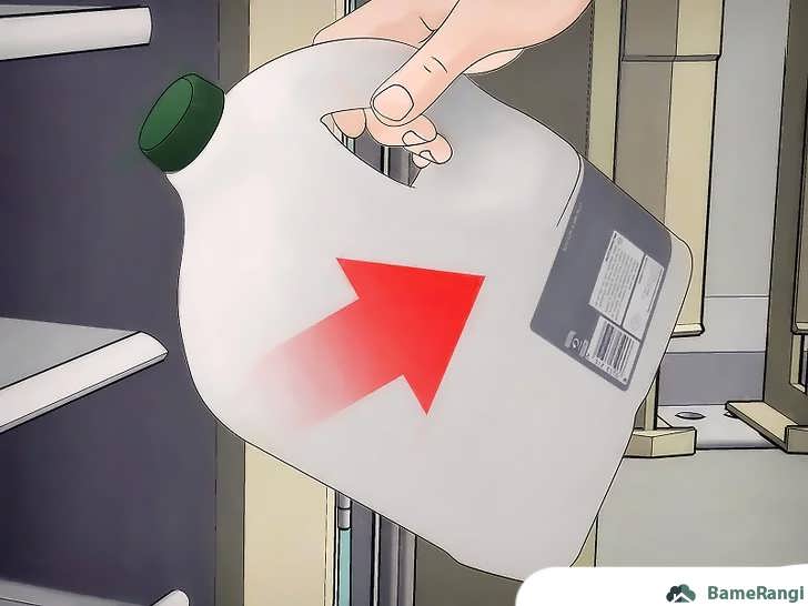 قرار دادن ظروف بزرگ مایعات در طبقات یخچال